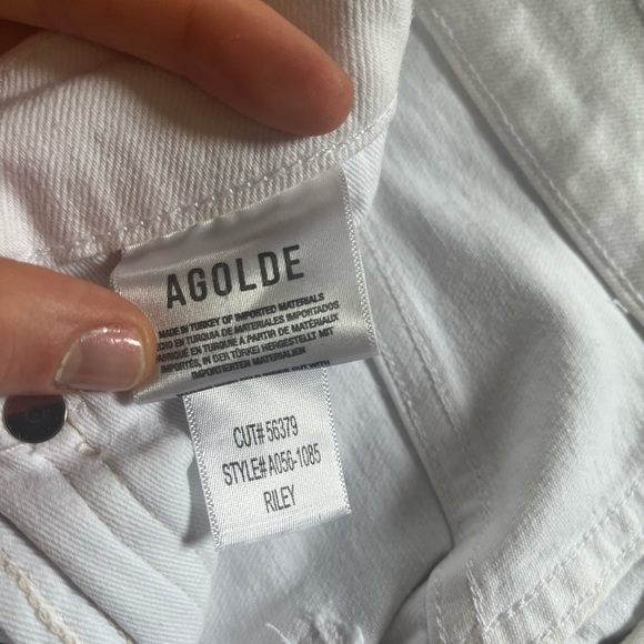 AGOLDE White Riley Jeans - Picture 4 of 4